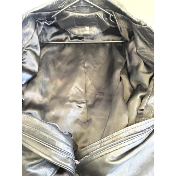 John Michael Designer Black 100% Soft Leather Woman's Vest Size XS - Picture 7 of 16